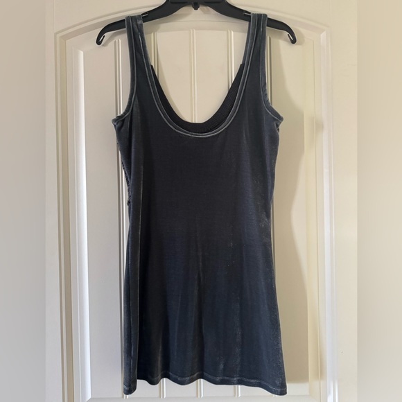 We The Free Velvet Bodycon Scoop Neckline Dress - Picture 3 of 7